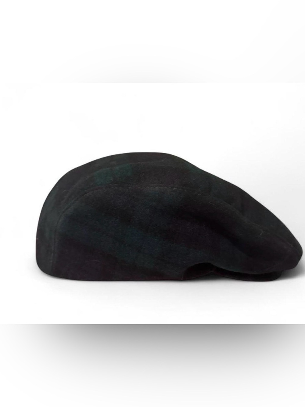 Vintage Pendleton Men’s Plaid Wool Flat Cabbie Hat Extra Large Made In USA - Picture 2 of 9